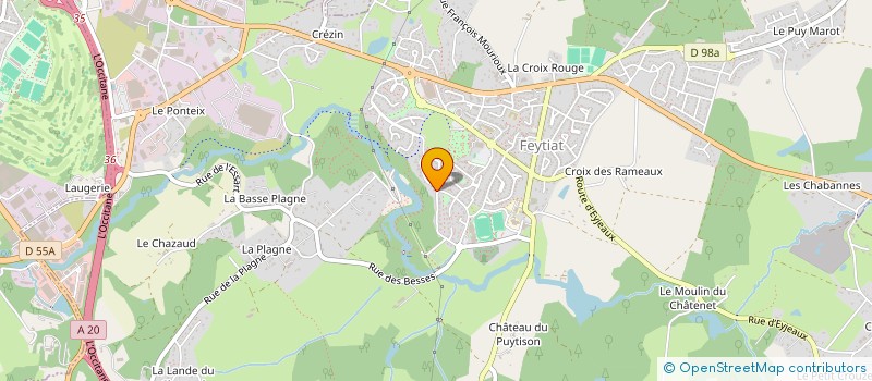 localisation de l'entreprise ESENGO à FEYTIAT