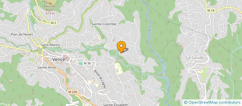 localisation de l'entreprise ESERET à VENCE