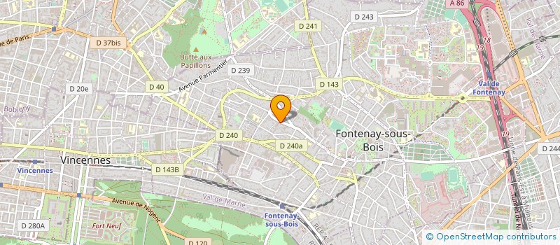 localisation de l'entreprise ESERVICES à FONTENAY-SOUS-BOIS