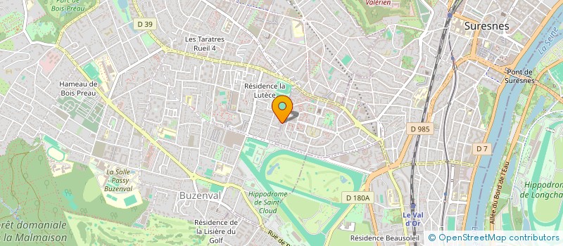 localisation de l'entreprise ESETA à SAINT-CLOUD