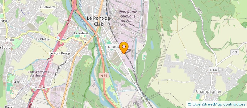 localisation de l'entreprise ESEZ  LE PONT-DE-CLAIX