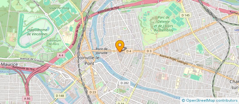 localisation de l'entreprise ESF  BUSSY-SAINT-GEORGES