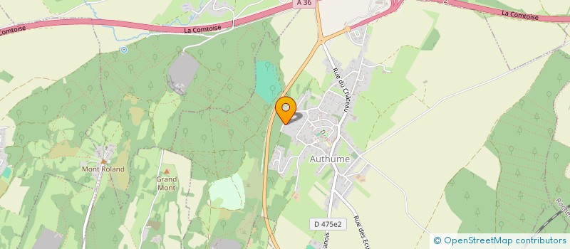 localisation de l'entreprise ESF  AUTHUME