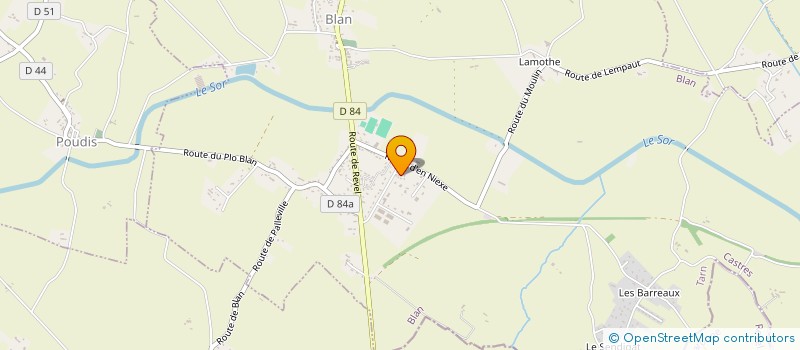 localisation de l'entreprise ESF ECOPLANETE DIFFUSION  BLAN