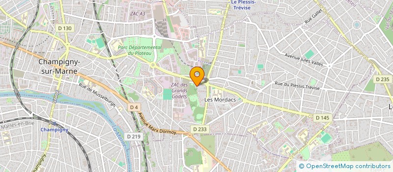 localisation de l'entreprise ESF EXPERTISE & AUDIT à CHAMPIGNY-SUR-MARNE