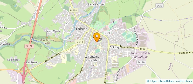 localisation de l'entreprise ESF NATATION PLONGEE  FALAISE