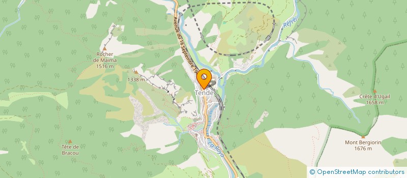 localisation de l'entreprise ESF TENDE CASTERINO  TENDE