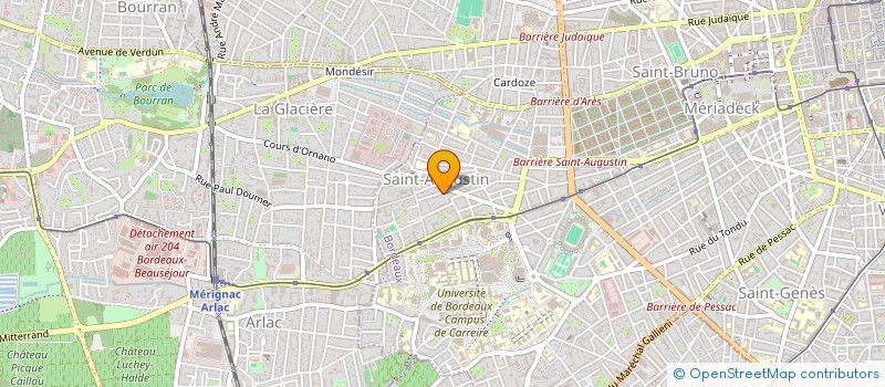 localisation de l'entreprise ESFACY  BORDEAUX