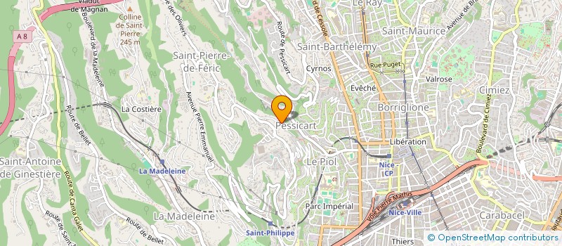 localisation de l'entreprise ESFCUBE à NICE