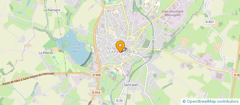 localisation de l'entreprise ESFIR à LA FERTE MACE