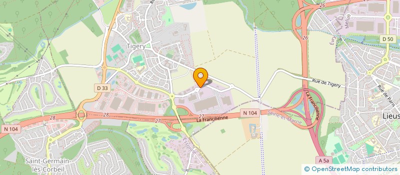 localisation de l'entreprise ESFIXGO à TIGERY