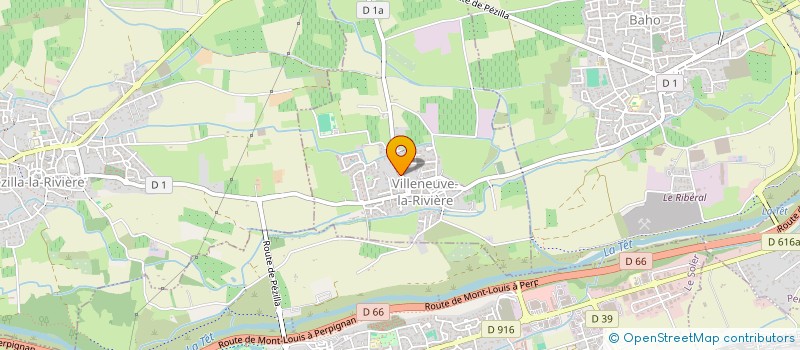 localisation de l'entreprise ESFOODS FRANCE à VILLENEUVE-LA-RIVIERE