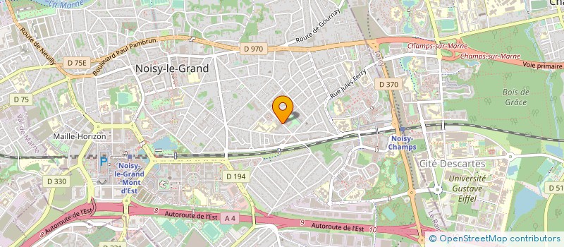 localisation de l'entreprise ESFORT à NOISY-LE-GRAND