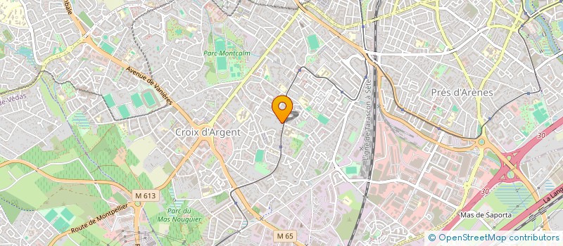 localisation de l'entreprise ESFRADEL à MONTPELLIER