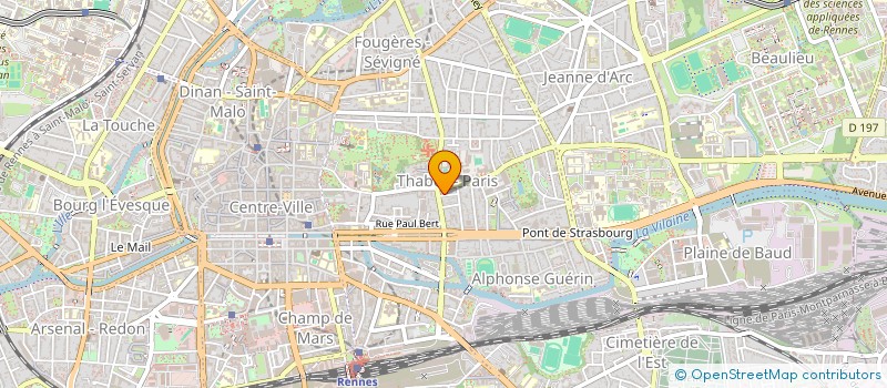 localisation de l'entreprise ESG à RENNES
