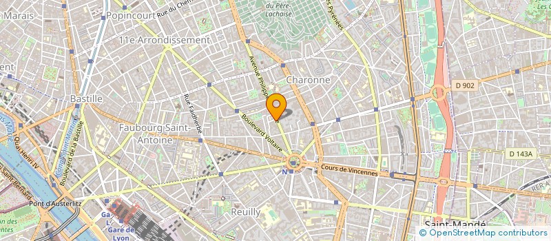 localisation de l'entreprise ESGCV  PARIS