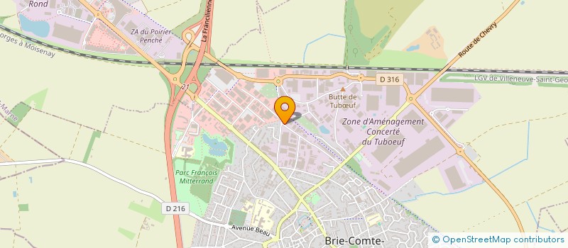 localisation de l'entreprise ESGUARD PROTECTION à BRIE-COMTE-ROBERT