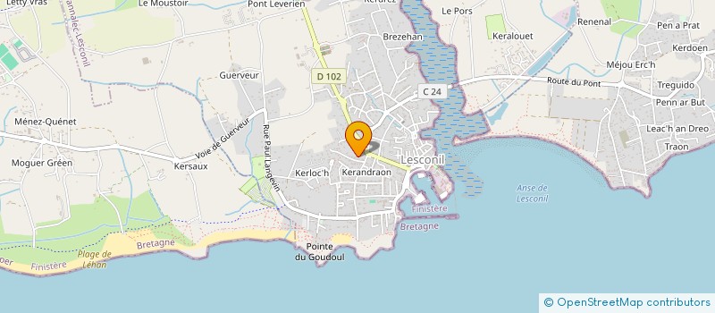 localisation de l'entreprise ESH  PLOBANNALEC-LESCONIL