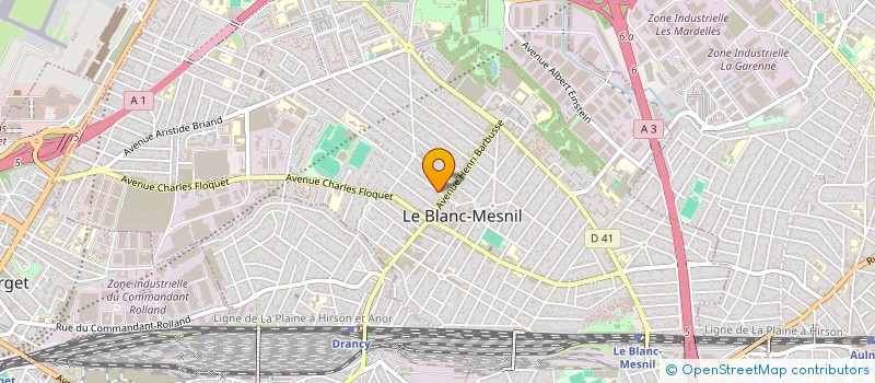 localisation de l'entreprise ESH à LE BLANC-MESNIL