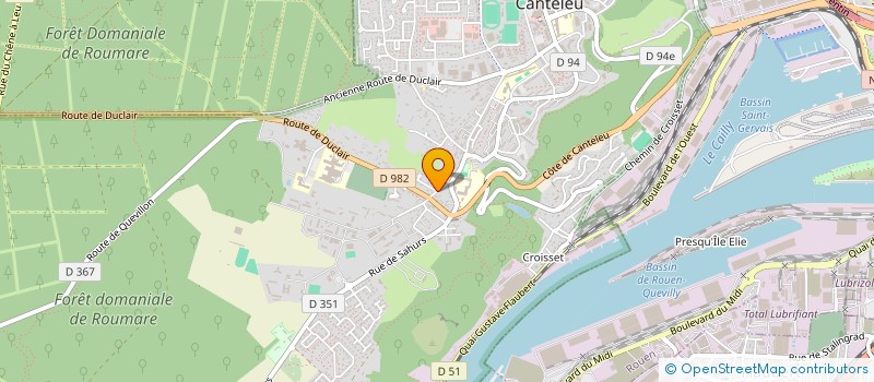 localisation de l'entreprise ESH FINANCE à CANTELEU