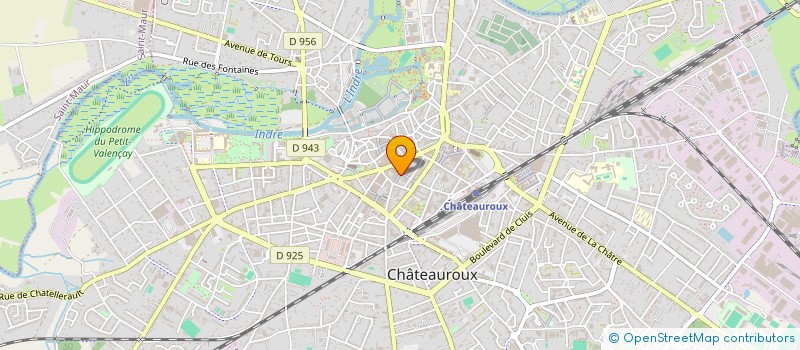 localisation de l'entreprise ESHANGE MAROQUINERIE USINE ECOLE à CHATEAUROUX