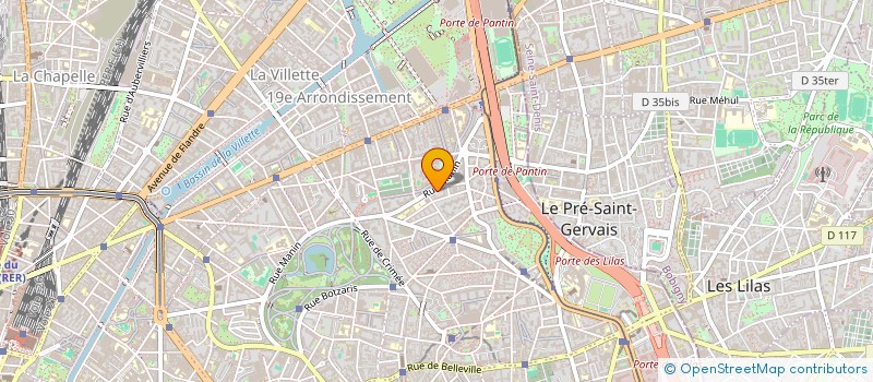 localisation de l'entreprise ESHEL  PARIS