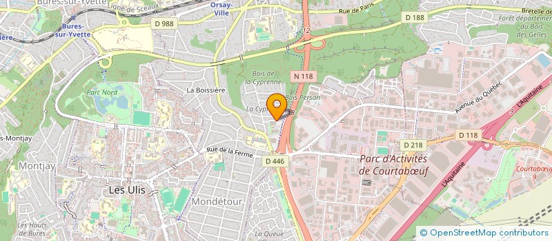 localisation de l'entreprise ESHELIS à ORSAY