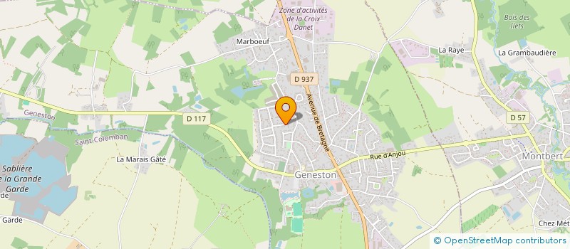 localisation de l'entreprise ESHIS  VIEILLEVIGNE