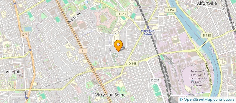 localisation de l'entreprise ESHU ODARA DANCE à VITRY-SUR-SEINE