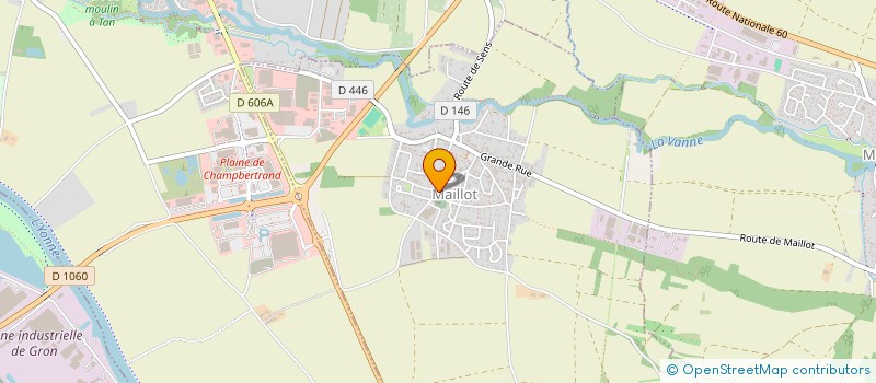 localisation de l'entreprise ESI-3D  SENS