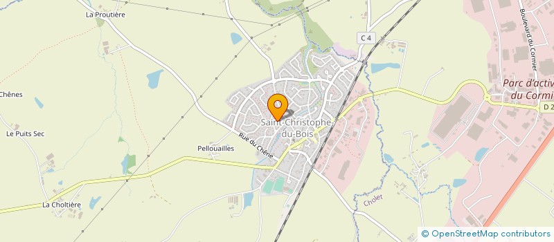 localisation de l'entreprise ESI 49 à MAZIERES-EN-MAUGES