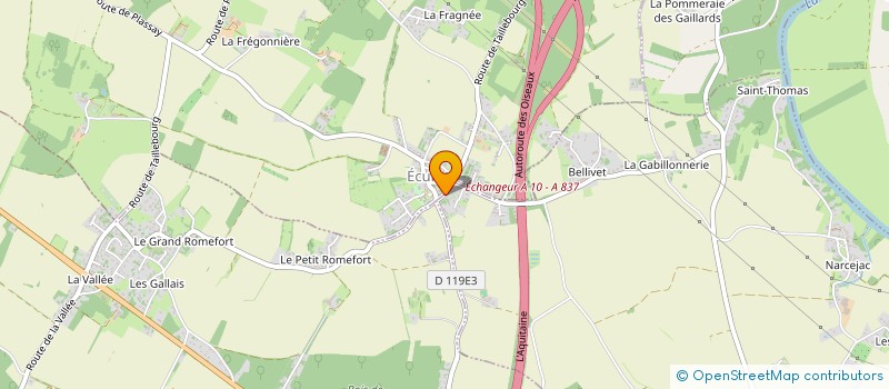 localisation de l'entreprise ESI  FONTCOUVERTE