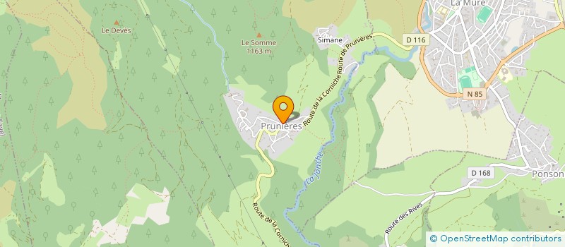 localisation de l'entreprise ESI CHAMROUSSE  PRUNIERES