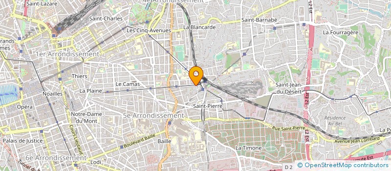 localisation de l'entreprise ESI ETUDES STRUCTURES INFORMAT à MARSEILLE