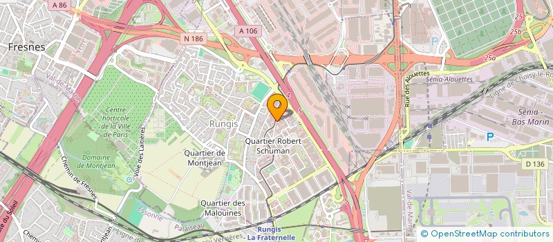 localisation de l'entreprise ESI GROUP à BAGNEUX