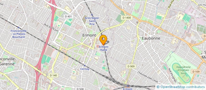 localisation de l'entreprise ESI IMMOBILIER à ERMONT