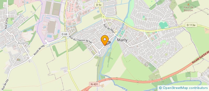 localisation de l'entreprise ESIA à MARLY