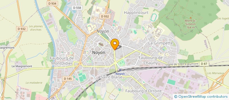 localisation de l'entreprise ESIA AVOCATS  NOYON