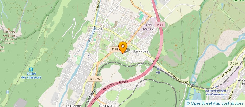 localisation de l'entreprise ESIACOM à GRENOBLE