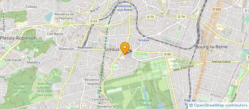 localisation de l'entreprise ESIATECH à SCEAUX