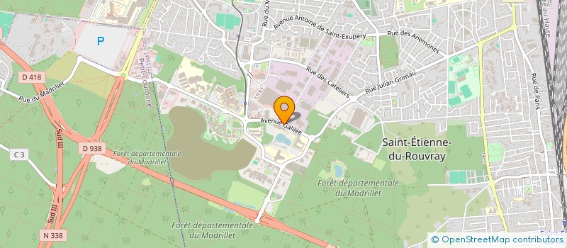 localisation de l'entreprise ESIG'AERO  SAINT-ETIENNE-DU-ROUVRAY