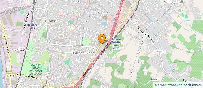 localisation de l'entreprise ESIHOM  CARBON-BLANC