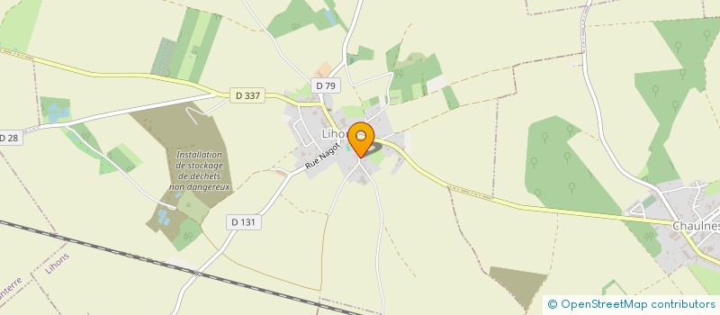 localisation de l'entreprise ESIL  LIHONS