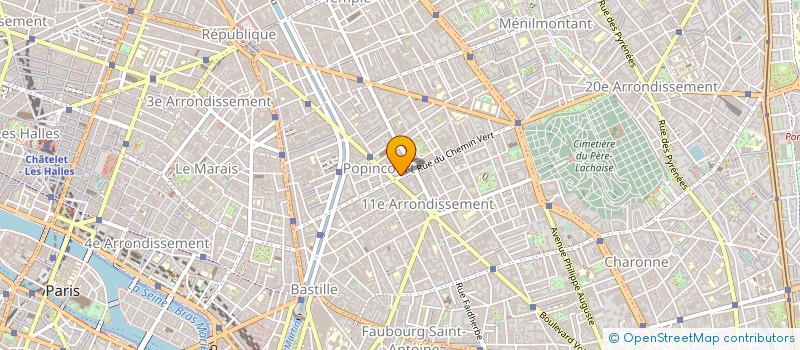 localisation de l'entreprise ESIL EVENT à PARIS