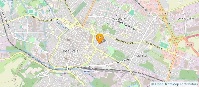 localisation de l'entreprise ESILA  BEAUVAIS