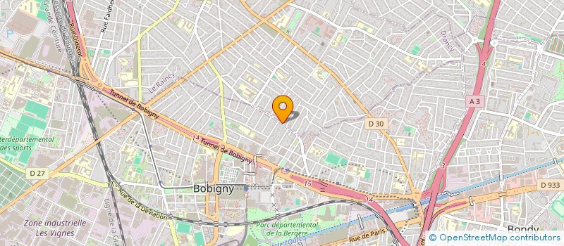 localisation de l'entreprise ESIMED à BOBIGNY