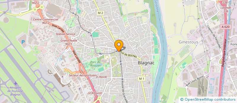 localisation de l'entreprise ESIMMO  BLAGNAC