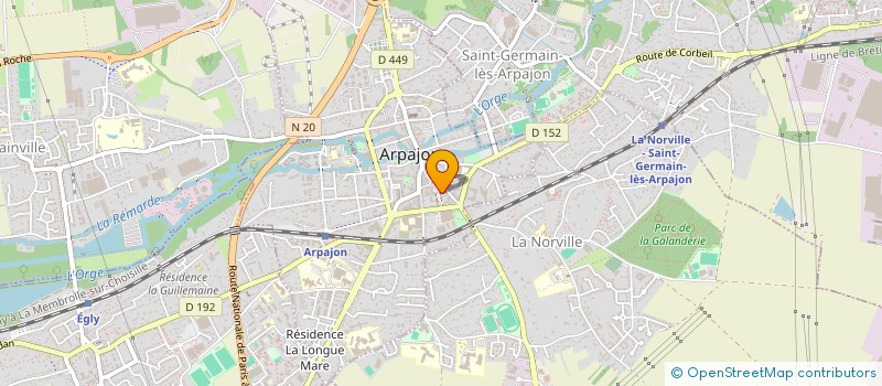 localisation de l'entreprise ESIN BTP à ARPAJON