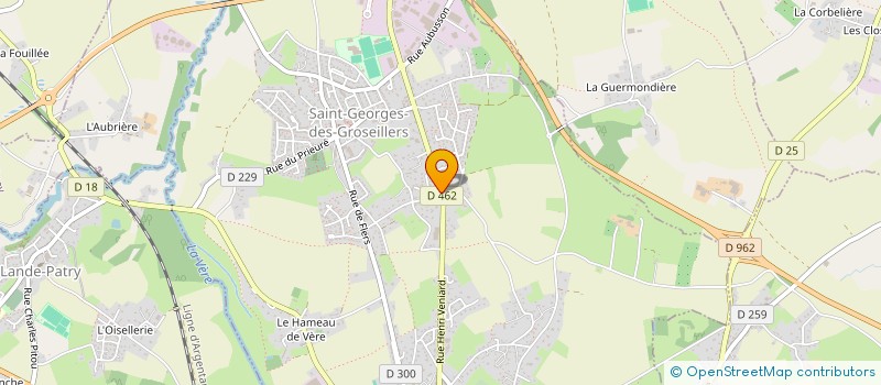 localisation de l'entreprise ESIO INGENIERIE à SAINT-GEORGES-DES-GROSEILLERS