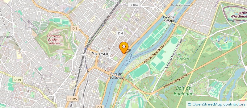 localisation de l'entreprise ESIOPE à SURESNES
